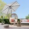 Best Choice Products 10ft Outdoor Steel Striped Market Patio Umbrella w/ Crank, Tilt Push Button, 6 Ribs